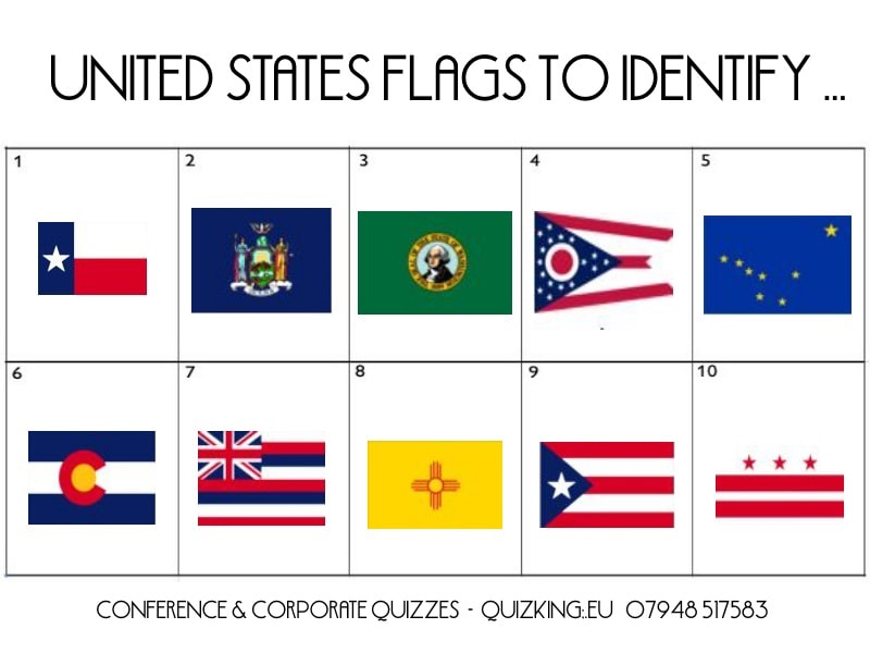 US State flags quizpics